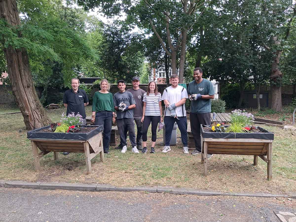 Barclays Volunteers Transform Outdoor Spaces at YMCA South Ealing